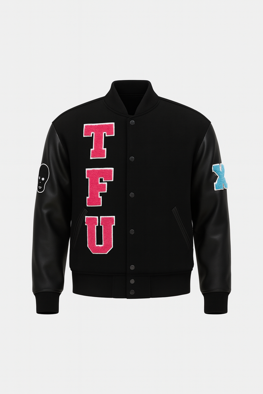 TFU Leather Letterman Jacket