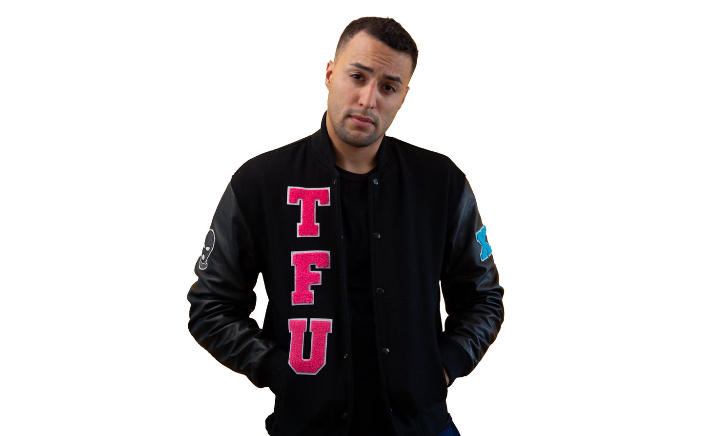 TFU Leather Letterman Jacket